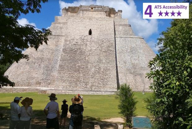 Private Accessible 8 hour Accessible Uxmal Ruins and Cocoa Museum