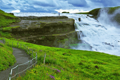 Private Accessible 8 Hour Highlights of Iceland, Spouting Spring and Golden Waterfall Tour