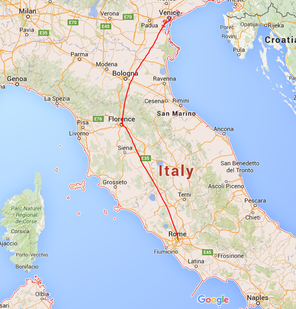 10 Nights Accessible Rome, Florence and Venice Travel Package - - - Package Pricing Starting at $8280 (per person)